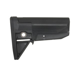 AR-15/M4 Light-Weight Polymer Stock - Black [BattleAxe]